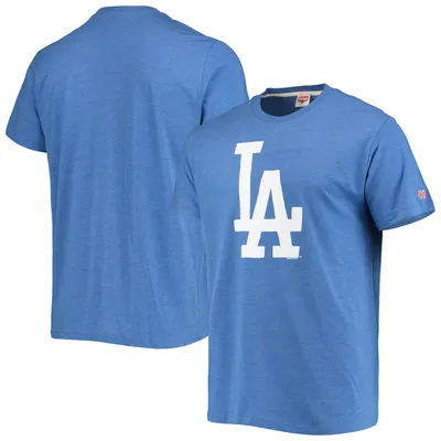 Los Angeles Dodgers Homage Hand-Drawn Logo Tri-Blend T-Shirt - Royal