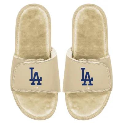 Los Angeles Dodgers ISlide Dune Faux Fur Slide Sandals - Tan