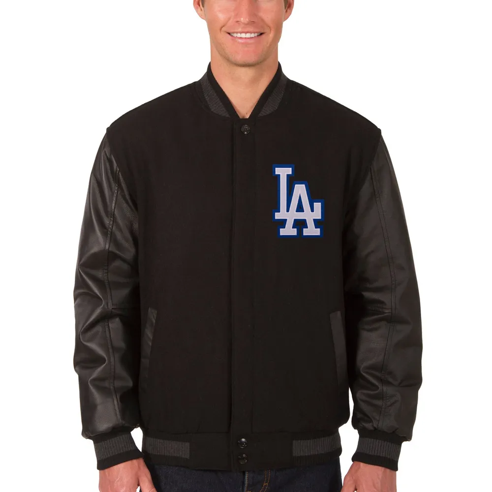 JH Design Men's Los Angeles Lakers Black Bomber Jacket