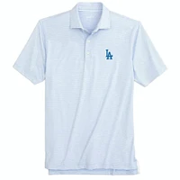 Men's johnnie-O Light Blue Los Angeles Dodgers Father's Day Lyndon Polo