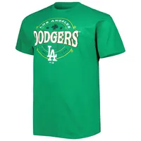 T-shirt Kelly Green Los Angeles Dodgers Big & Tall Celtic pour homme