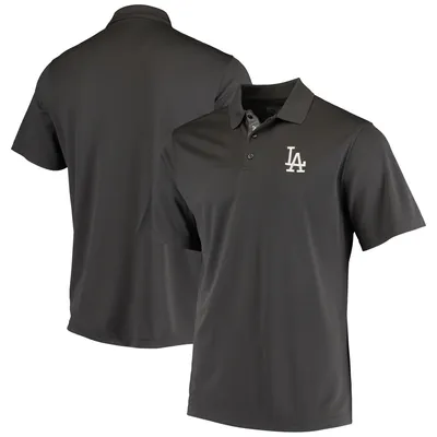 Los Angeles Dodgers Levelwear Omaha 2-Hit Polo - Charcoal