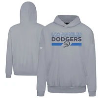 Men's Levelwear  Gray Los Angeles Dodgers City Connect Contact No Hitter Pullover Hoodie