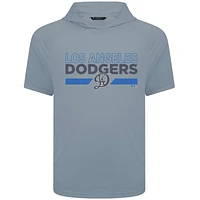 Men's Levelwear  Gray Los Angeles Dodgers City Connect Phase No Hitter Hoodie T-Shirt