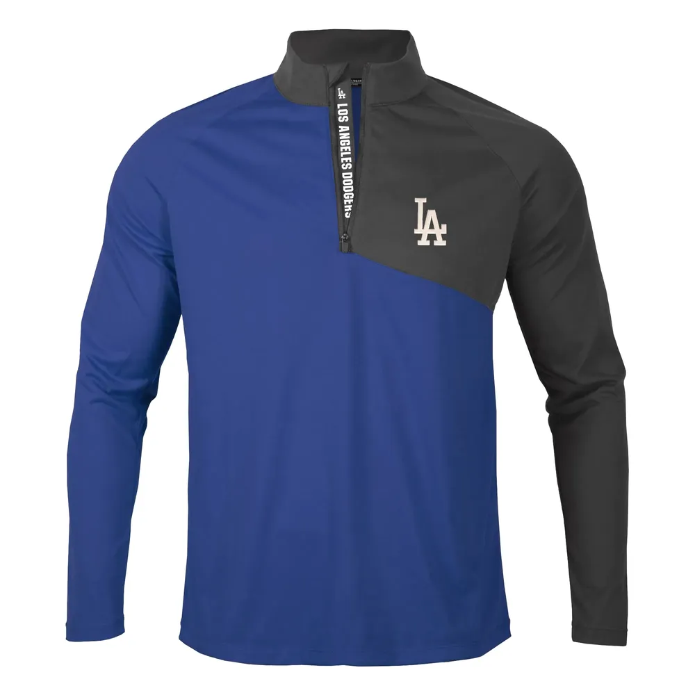 Antigua Men's Los Angeles Dodgers Team Quarter-Zip Pullover Jacket