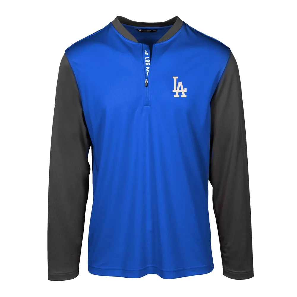 Men's Los Angeles Dodgers Levelwear Heather Gray Zane Fleece