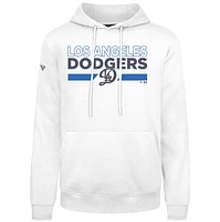 Sweat à capuche blanc Levelwear pour homme des Dodgers de Los Angeles Accolade Podium No Hitter