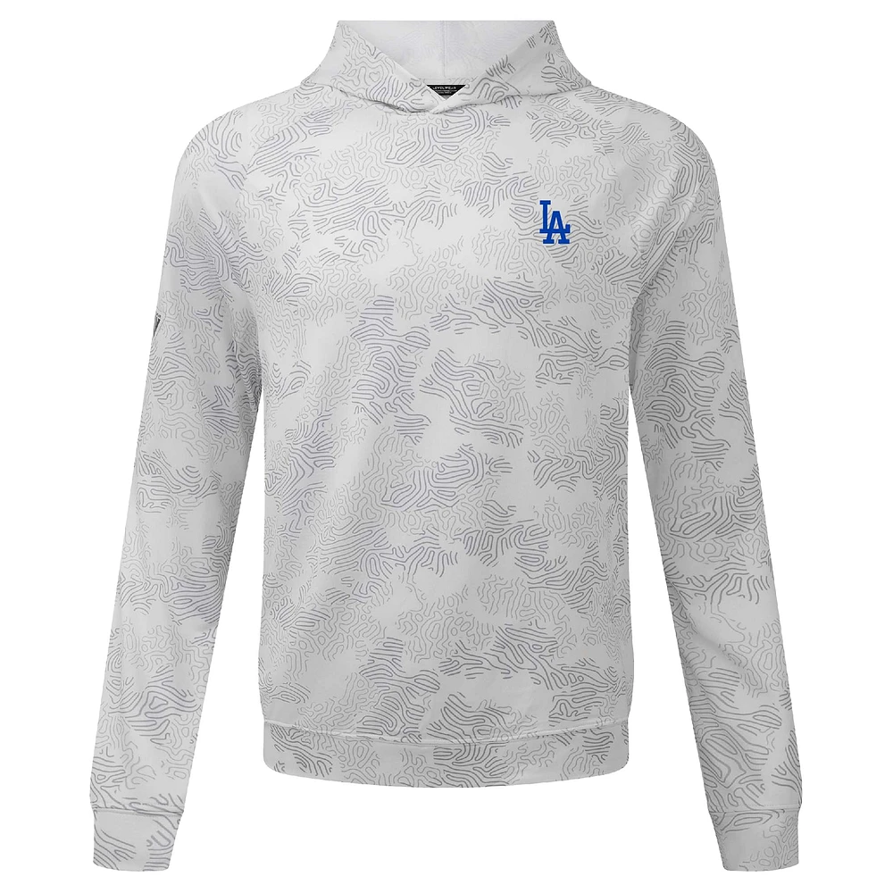 Men's Levelwear White Los Angeles Dodgers Blender Insignia 2.0 Hoodie