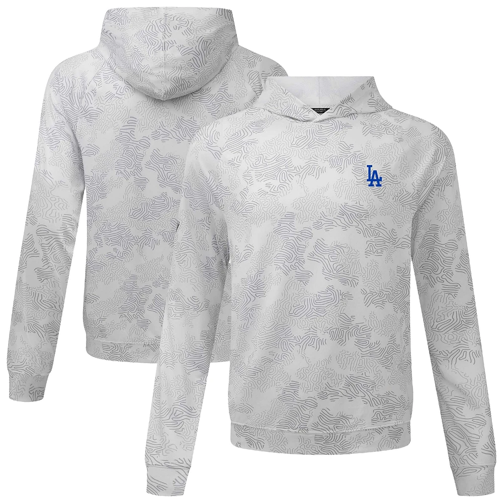 Men's Levelwear White Los Angeles Dodgers Blender Insignia 2.0 Hoodie