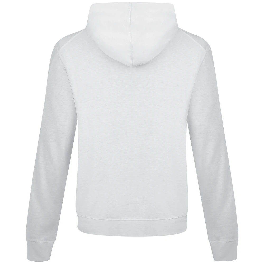 Men's Levelwear  White Los Angeles Dodgers City Connect Relay No Hitter Pullover Hoodie