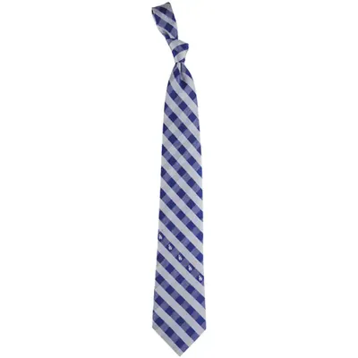 Los Angeles Dodgers Woven Checkered Tie