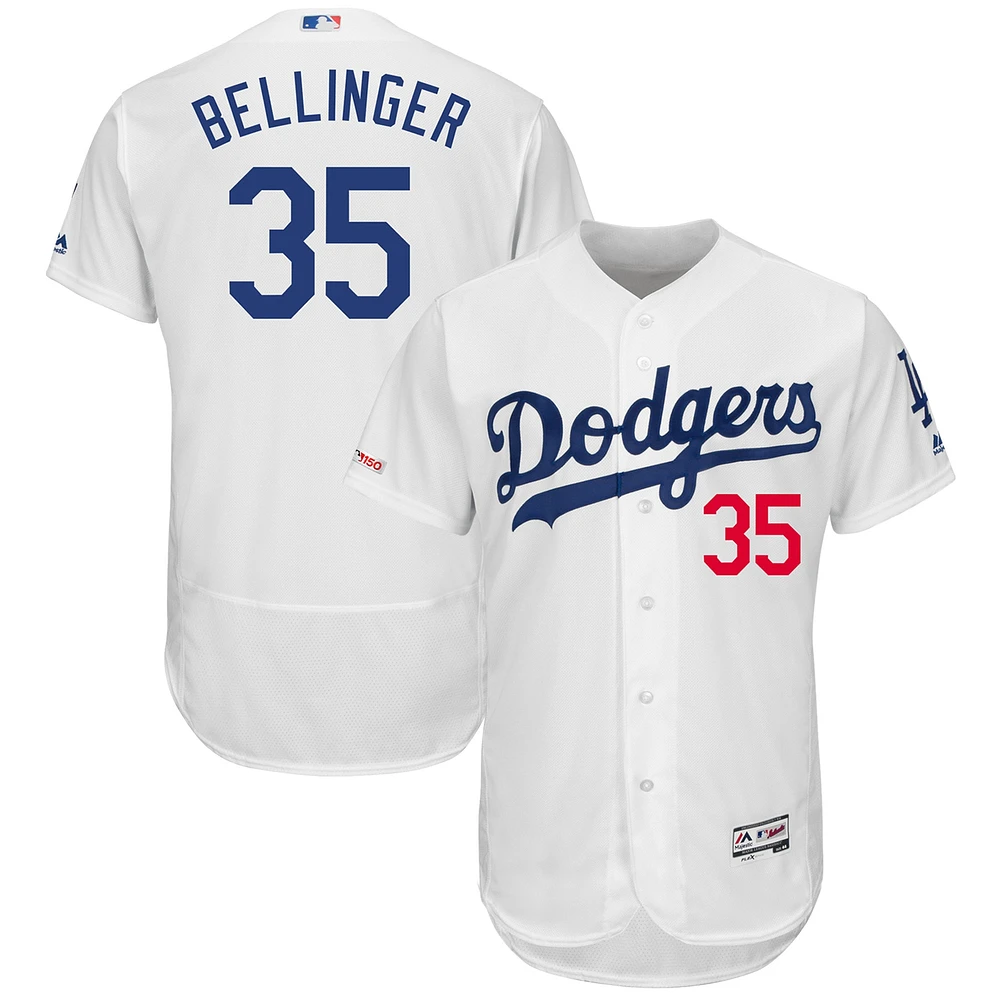 Men's Majestic Cody Bellinger White Los Angeles Dodgers Flexbase Authentic Collection Player Jersey