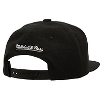 Casquette snapback basique noire Mitchell & Ness pour homme, collection Cooperstown des Dodgers de Los Angeles