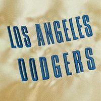 Men's Mitchell & Ness Gold Los Angeles Dodgers OG 2.0 Satin Full-Zip Jacket