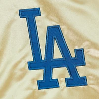 Men's Mitchell & Ness Gold Los Angeles Dodgers OG 2.0 Satin Full-Zip Jacket