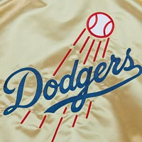 Men's Mitchell & Ness Gold Los Angeles Dodgers OG 2.0 Satin Full-Zip Jacket