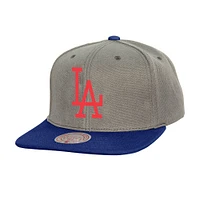 Men's Mitchell & Ness Los Angeles Dodgers Cooperstown Collection Basic Flip Snapback Hat