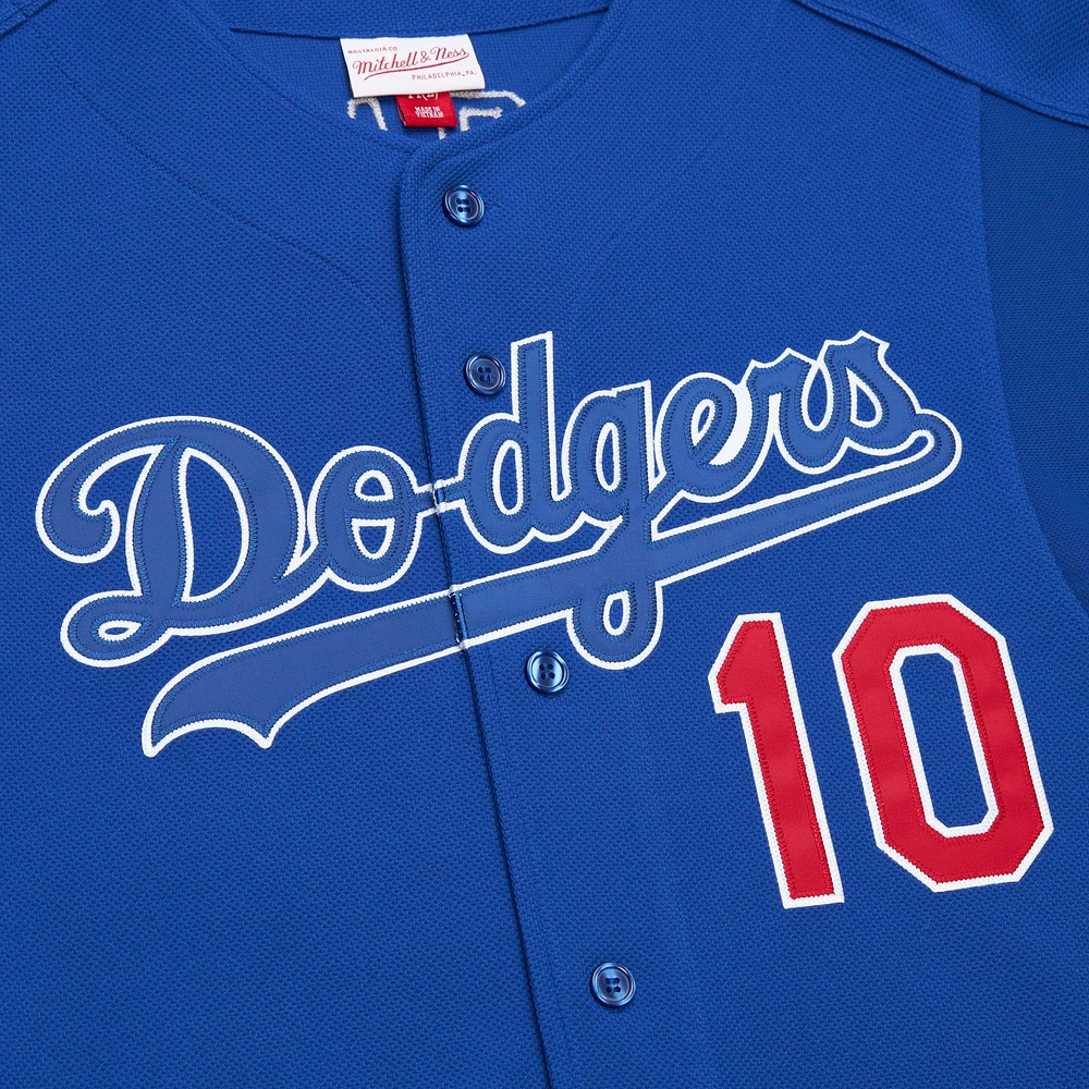 Maillot d'entraînement au bâton Mitchell & Ness Hideo Nomo Royal Los Angeles Dodgers Cooperstown Collection 2004 pour hommes