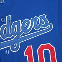 Maillot d'entraînement au bâton Mitchell & Ness Hideo Nomo Royal Los Angeles Dodgers Cooperstown Collection 2004 pour hommes