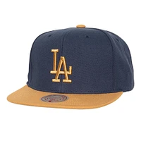 Casquette Snapback Work It des Los Angeles Dodgers Mitchell & Ness pour hommes bleu marine