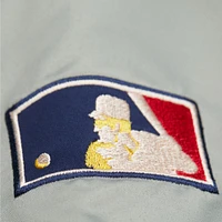 Men's Mitchell & Ness Royal/Gray Los Angeles Dodgers Cooperstown Collection Team Origins Satin Full-Snap Jacket