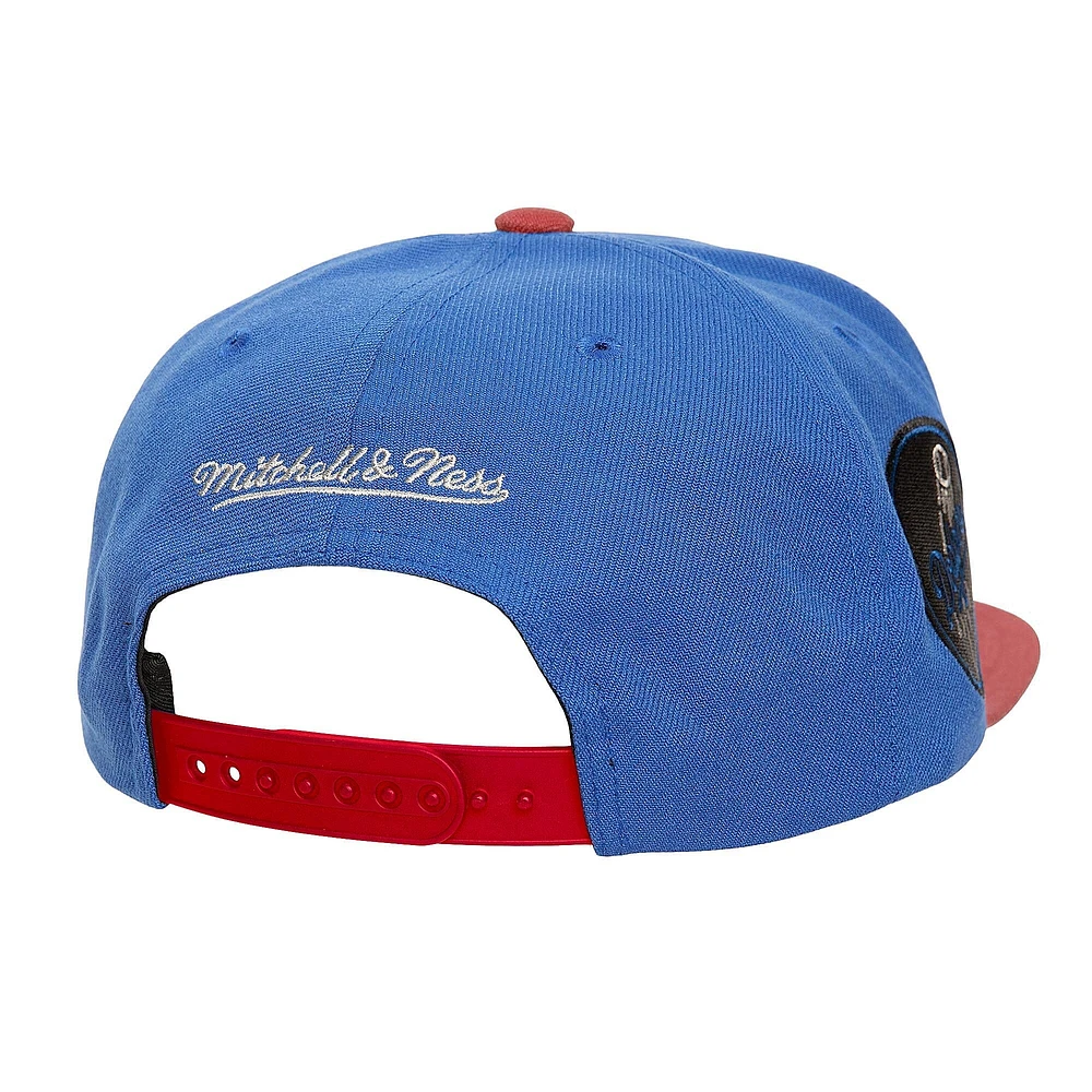 Men's Mitchell & Ness Royal Los Angeles Dodgers Cooperstown Collection Basic Flip Snapback Hat