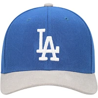 Casquette Snapback en velours côtelé Pro Mitchell & Ness Royal Los Angeles Dodgers pour hommes