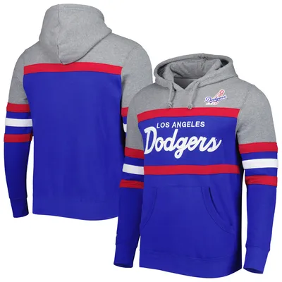 Chicago Cubs Mitchell & Ness Youth Head Coach Pullover Hoodie
