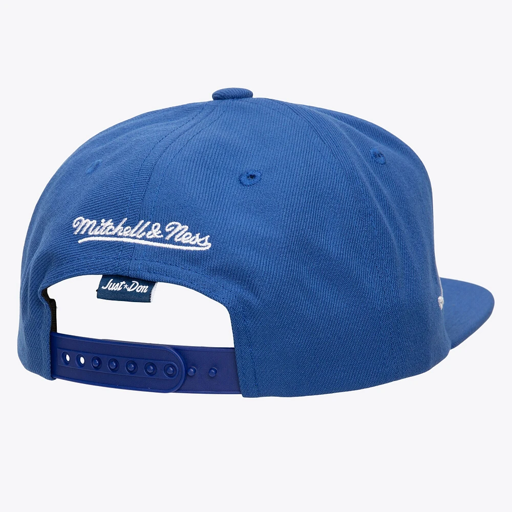 Men's Mitchell & Ness Royal Los Angeles Dodgers Just Don x MLB Lux Script Snapback Hat