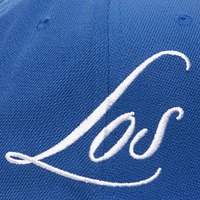 Casquette snapback Just Don x MLB Lux Script pour homme Mitchell & Ness Royal Los Angeles Dodgers