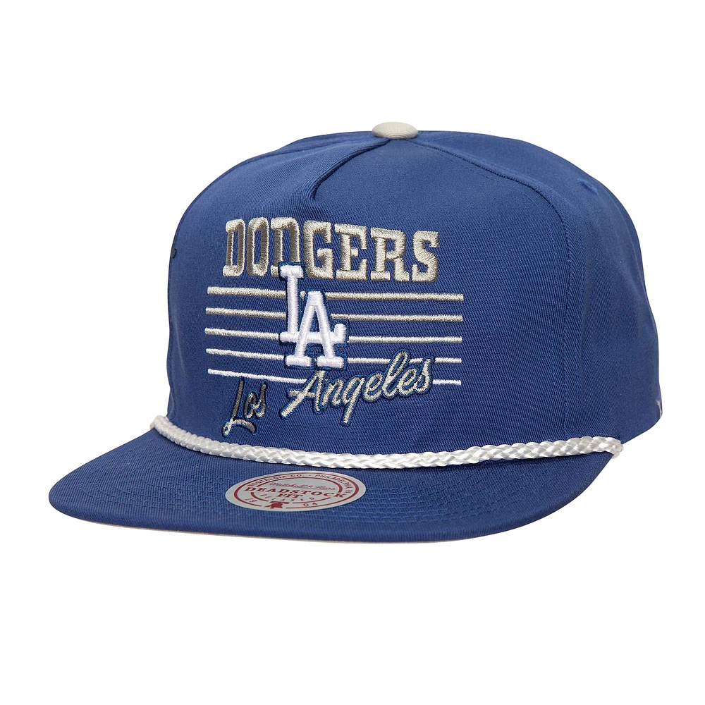 Casquette Snapback Deadstock Royal Los Angeles Dodgers Radiant Lines Mitchell & Ness pour hommes