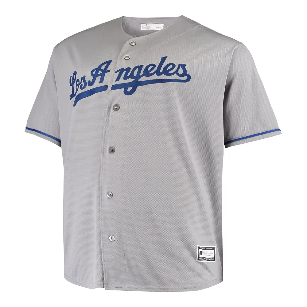 Maillot de joueur réplique Mookie Betts gris Los Angeles Dodgers Big & Tall pour hommes