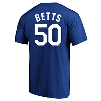 Men's Mookie Betts Royal Los Angeles Dodgers Big & Tall Name Number T-Shirt