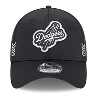 Casquette flexible New Era pour hommes des Los Angeles Dodgers 2024 Clubhouse 39THIRTY Flex Fit