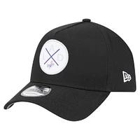 Men's New Era Black Los Angeles Dodgers 9FORTY A-Frame Adjustable Hat