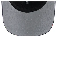 Men's New Era Black Los Angeles Dodgers Adventure Drinks Pattern 9SEVENTY Stretch-Snap Hat