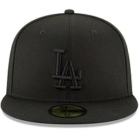 Men's New Era Black Los Angeles Dodgers Primary Logo Basic 59FIFTY Fitted Hat