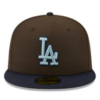 NEW ERA EXCLUSIVE 9FIFTY NAVY/WALNUT LOS ANGELES DODGERS SNAPBACK