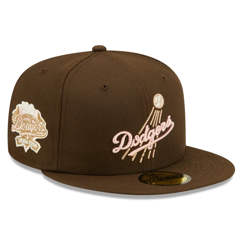 New Era Men's New Era Khaki/Olive Los Angeles Dodgers Pink