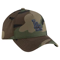 Men's New Era Camo Los Angeles Dodgers Woodland Team Pop 9FORTY A-Frame Adjustable Hat