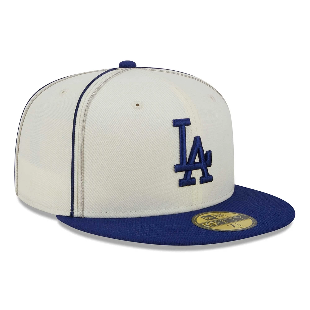 Casquette ajustée 59FIFTY Chrome Sutash des Los Angeles Dodgers New Era pour homme