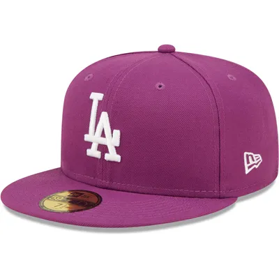 Men's New Era Red Los Angeles Dodgers White Logo 59FIFTY Fitted Hat