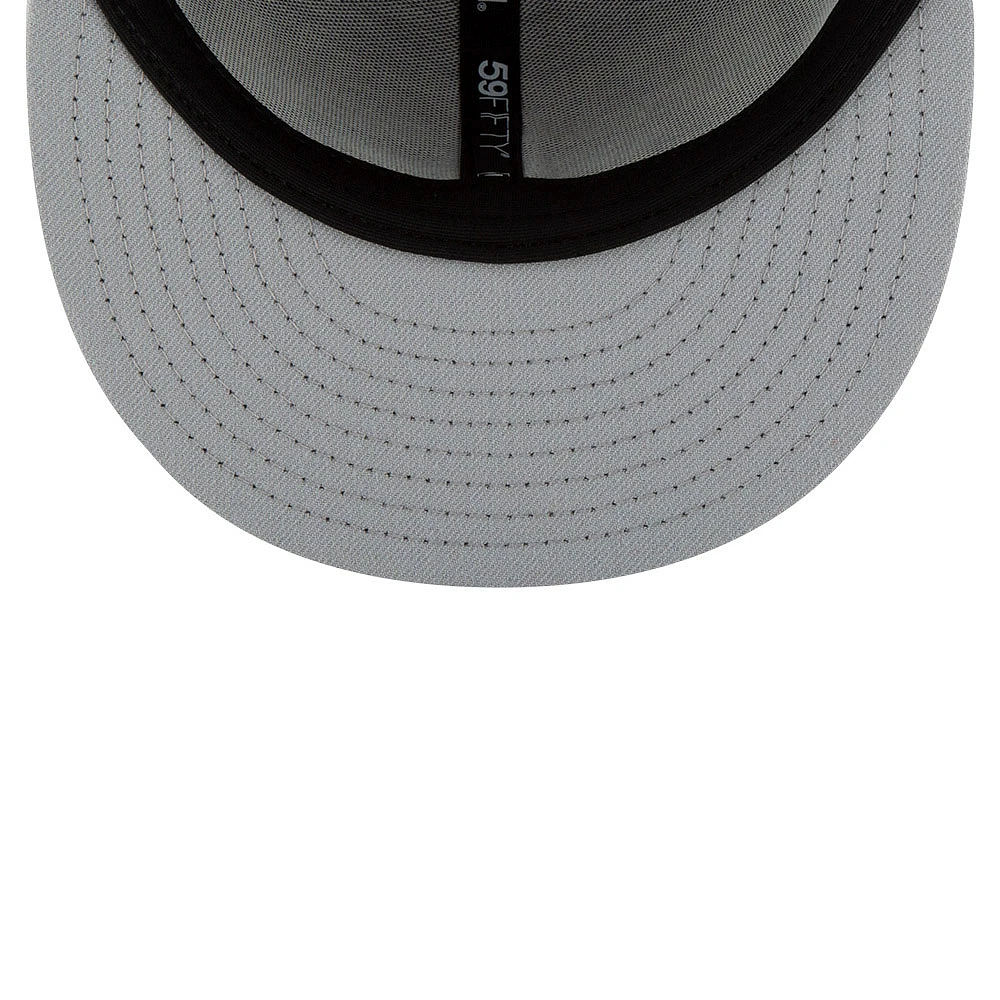 Men's New Era Gray/Black Los Angeles Dodgers Two-Tone 59FIFTY Fitted Hat