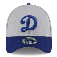 Men's New Era  Gray/Royal Los Angeles Dodgers 2025 Batting Practice 39THIRTY Flex Hat