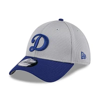 Men's New Era  Gray/Royal Los Angeles Dodgers 2025 Batting Practice 39THIRTY Flex Hat