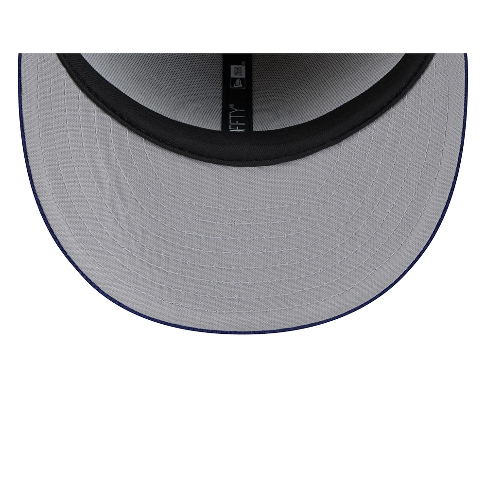 Casquette d'entraînement au bâton à profil bas 59FIFTY pour homme New Era gris/bleu royal Los Angeles Dodgers 2025