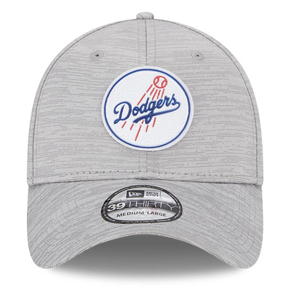 Casquette 39THIRTY Clubhouse 2023 des Dodgers de Los Angeles New Era grise pour homme