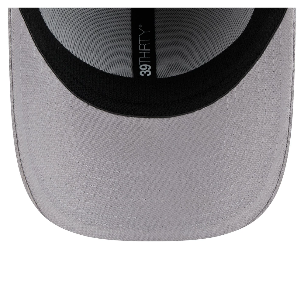 Men's New Era  Gray Los Angeles Dodgers 2024 World Series Champions 39THIRTY Flex Hat