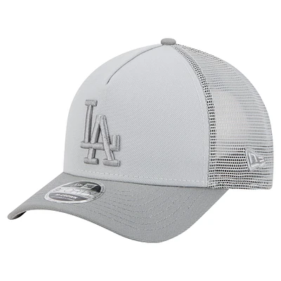 Casquette ajustable A-Frame 9FORTY Trucker grise des Dodgers de Los Angeles pour homme New Era