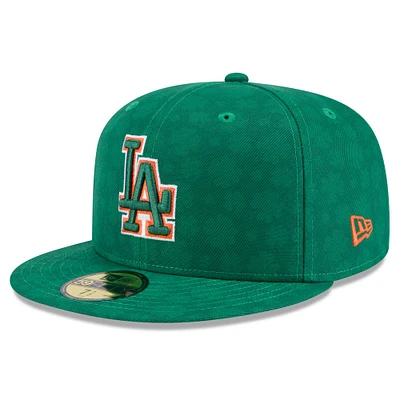 Men's New Era Kelly Green Los Angeles Dodgers St. Patrick's Day 59FIFTY Fitted Hat